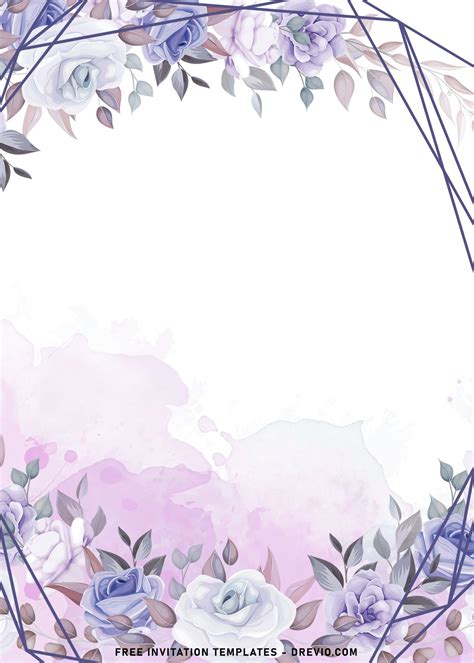 floral invitation background